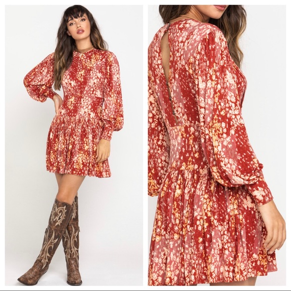 NWT Free People Heartbeats Mini Dress - Picture 2 of 8